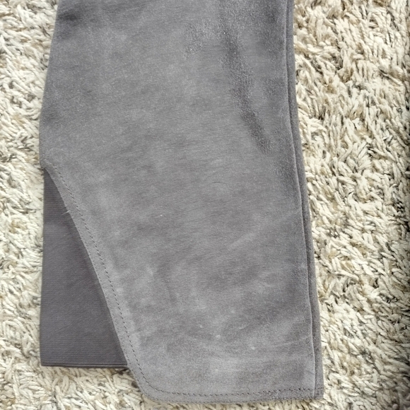 Lucky Brand hanover grey suede zipper boots sz 9 - Picture 3 of 10